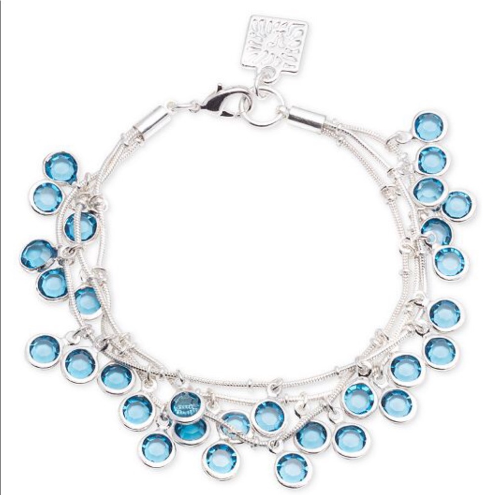 Anne Klein, Triple connected bracelet